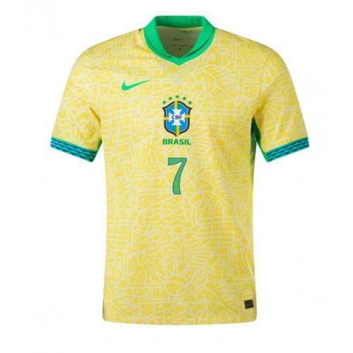 Brazil Vinicius Junior #7 Domaci Dres Copa America 2024 Kratak Rukavima
